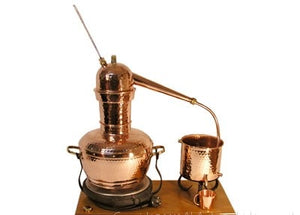 Alembic 6,00 L. Long Column (copper sieve, 115/230V electric plate)